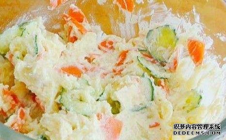 春節(jié)后可以開(kāi)始考慮減重了，日式土豆沙拉，味鮮色美低脂又飽腹