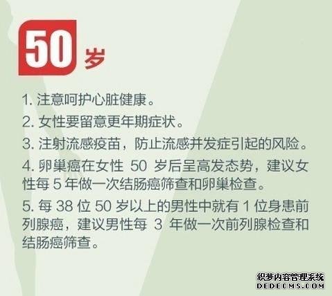 健身養(yǎng)生教程 人生必做的健康功課，人在各個年齡段需要注意什么